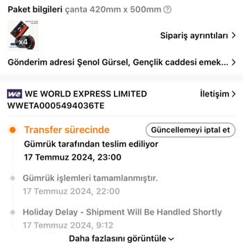 Temu Sipariş Teslim Edilmeme