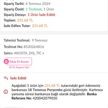 MNG Kargo Mağduriyetimden Dolayı Şikayetçiyim