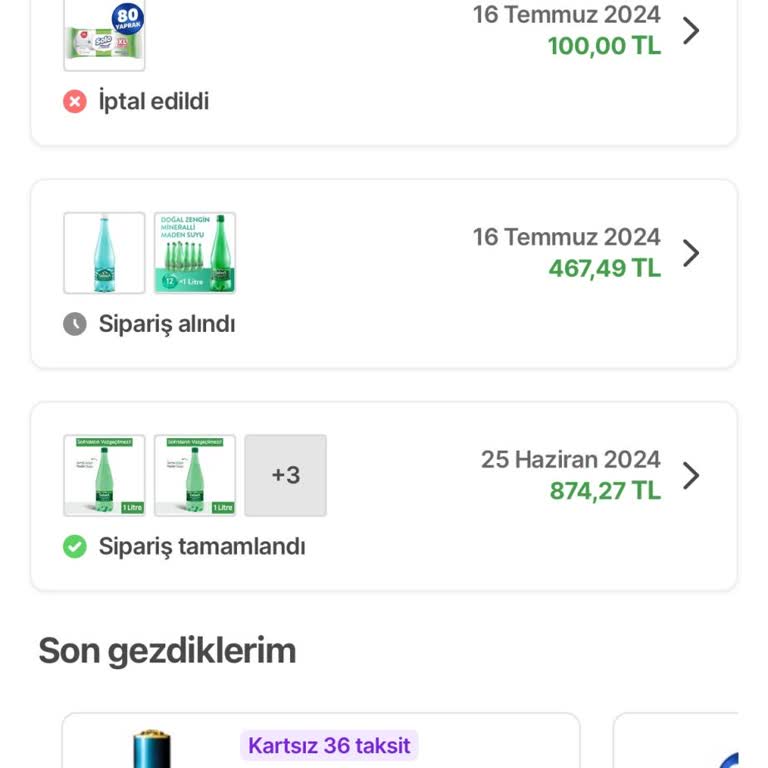 Hepsiburada Siparişimi İptal Etti