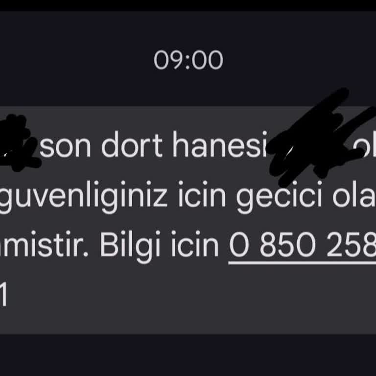 Ziraat Bankası Hesabınız Geçici Olarak Blokelenmiştir