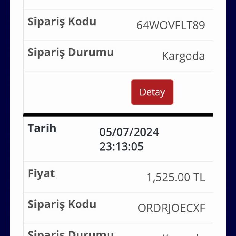 Ege Tepe Sipariş Desteği İlgisizlik