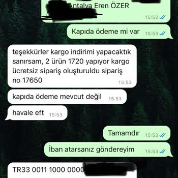 Vozolcesitleri.com İle Yapılan Sahte Alışveriş