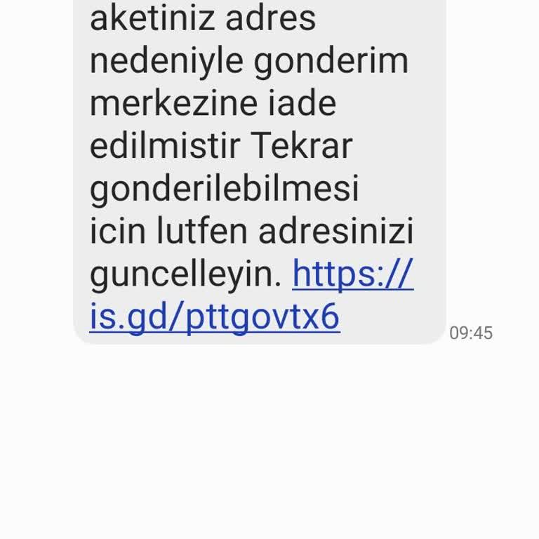 Kargo 85599513884  Numaradan Gelen Mesaj