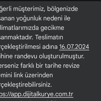 Dijital Kurye Sürekli Randevu Erteliyor