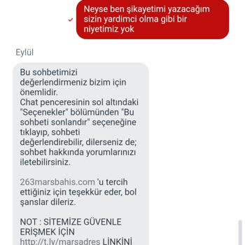 Marsbahis.com'da Ödeme Sorunu Ve Bonus İptali