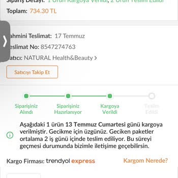 Trendyol Ve Trendyol Express Tam Bir Fiyasko