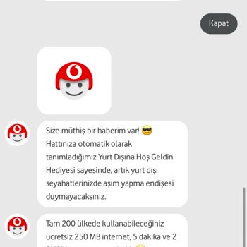 Vodafone Yurt Dışı Kullanım Sorunu Ve Müşteri Hizmetleri İlgisizliği
