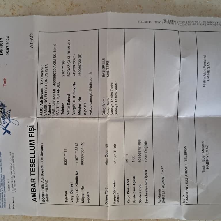 Samsung Yeni Telefon Arızası