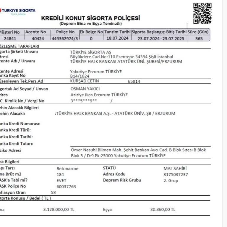 Halkbank Ve Türkiye Sigorta Onayım Olmadan Konut Sigortası Yapıyor