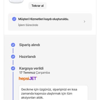 Hepsiburada Ve Hepsijet Ürünümü Teslim Etmedi