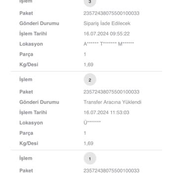 Scotty Bilgim Olmadan Ürünümü İade Etmeleri