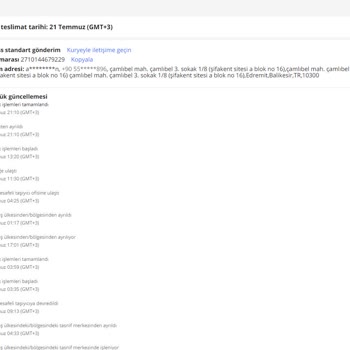 PTT Kargo PTT Ürünümü Depodan Teslim Alıp Getirmiyor