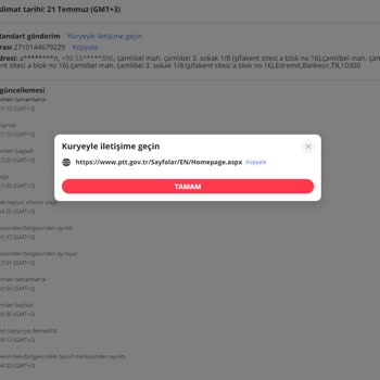 PTT Kargo PTT Ürünümü Depodan Teslim Alıp Getirmiyor