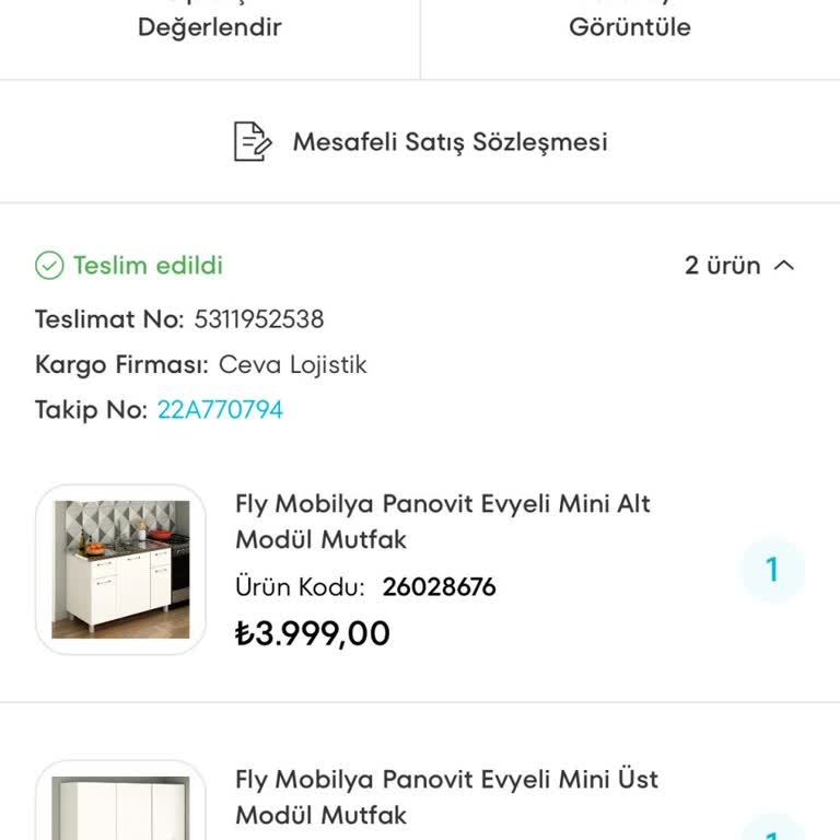 Ceva Ürünümü Parça Parça Getirdi 1 Ürünüm Yok Ortada