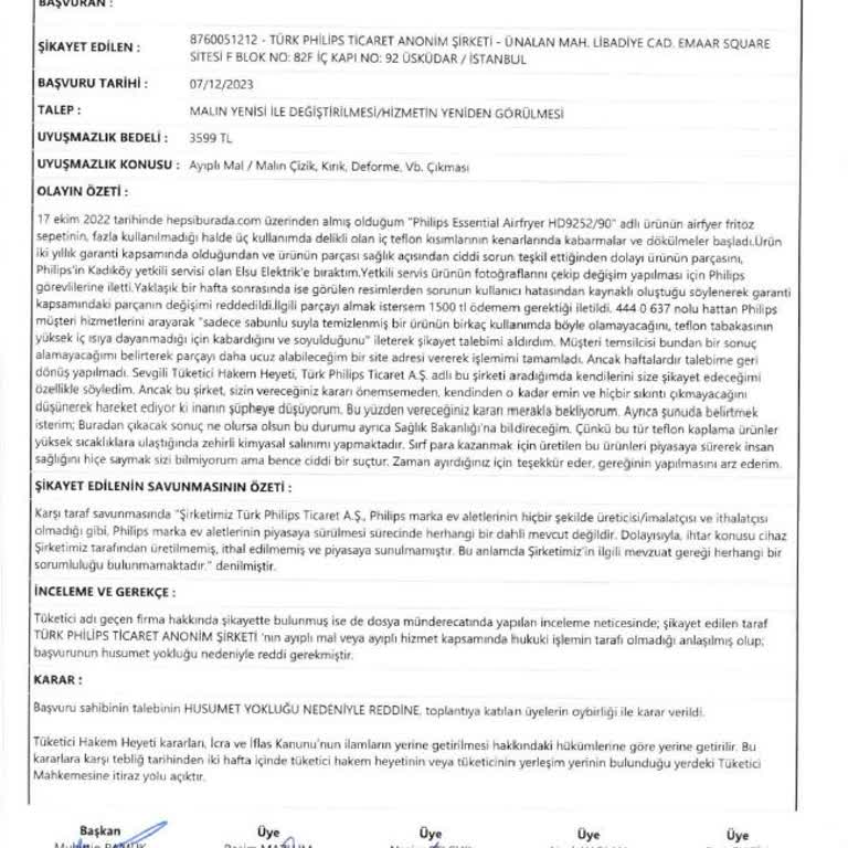 Philips Ev Aletleri Philips Marka Ürünlerin Hiçbirinde Garanti Yok