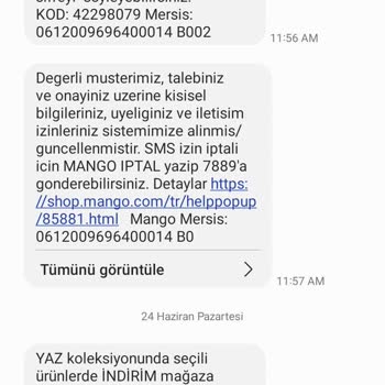 Mango Mağazaya Sipariş Sorumsuzluğu