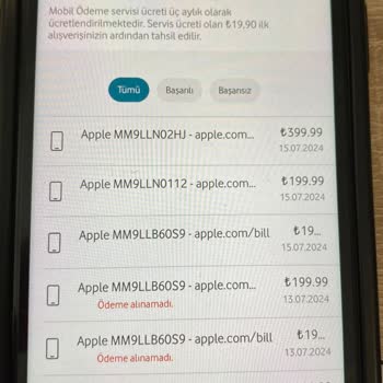 Vodafone Pay Vodafone Güvenlik Açığı Ve Faturaya Yansıtılan İzinsiz Harcamalar