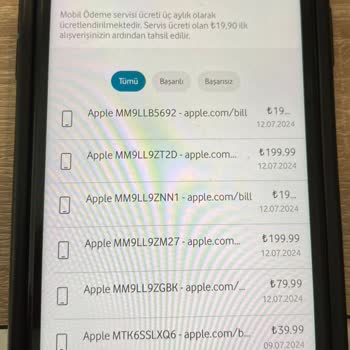 Vodafone Pay Vodafone Güvenlik Açığı Ve Faturaya Yansıtılan İzinsiz Harcamalar