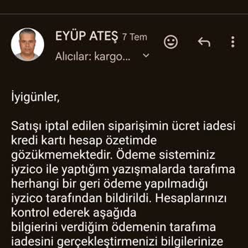 Www.kargombedava.com Gönderilmeyen Sipariş Ve Geri İade Edilmeyen Para