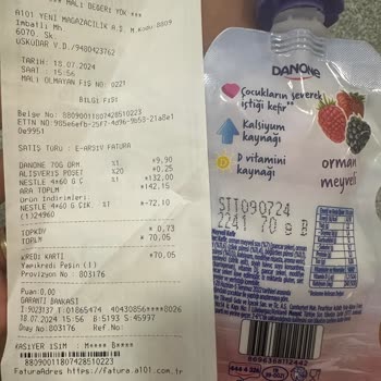 A101 Tarihi Geçmiş Süt Ürünü Satıyor