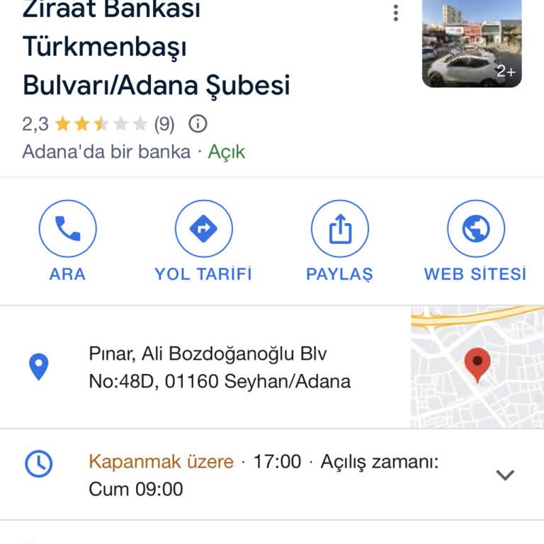 Ziraat Bankası Adana Türkmenbaşı Şubesi İmza Sirküsü Vermiyor