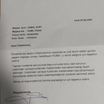 Puma Ayakkabı Kalitesizliği Ve Çalışanlarının İlgisizliği