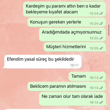 Su Butik Para İademi Yapmıyor Sorumsuzca Davranıyorlar