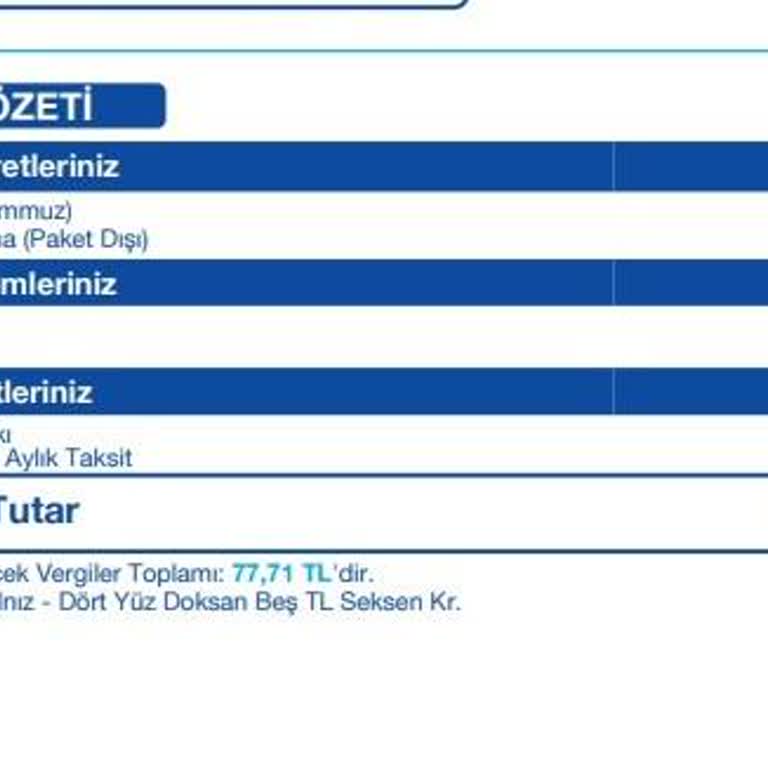 Turkcell Faturama İzinsiz Yansıtılan Fitme Aboneliği