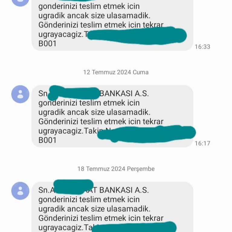 Kuryenet Kartımı Getirmiyor. Dağıtıma Çıktık Ulaşamadık Deyip Gelmiyor