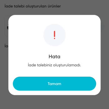 A101 A•101 Ürün İadesi İçin Kod Vermiyor!