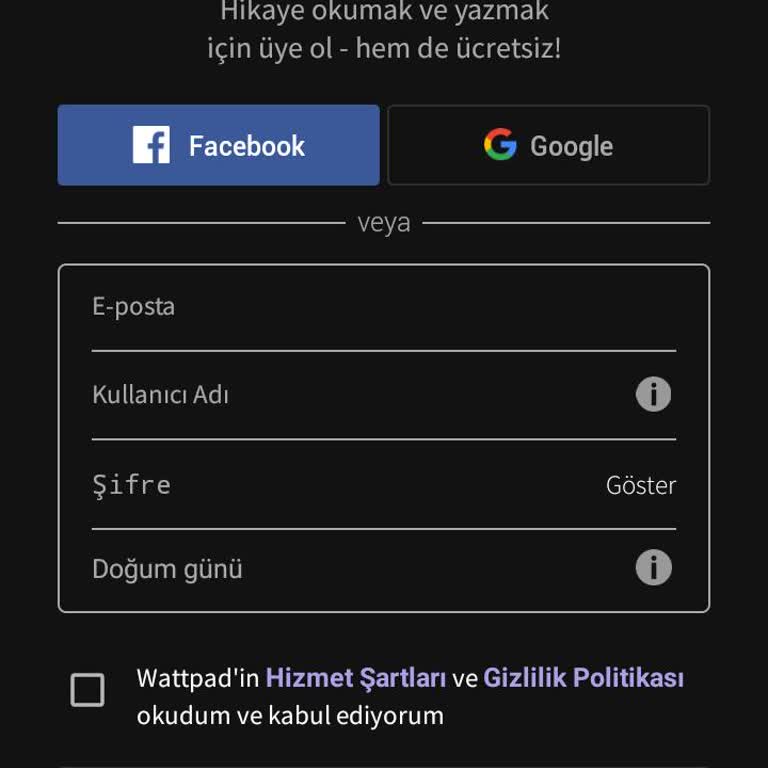 Wattpad A Giriş Yapamıyorum