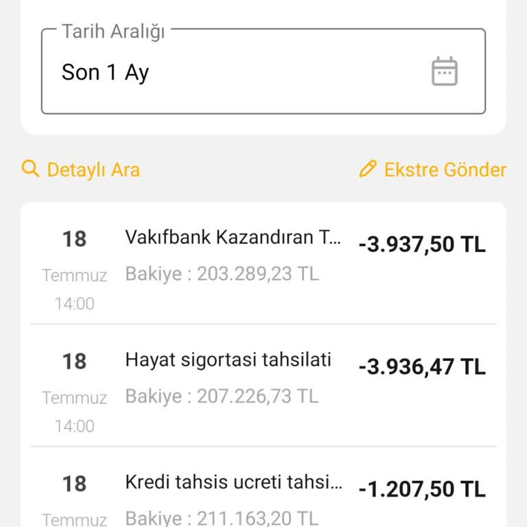 VakıfBank Kazandıran Tarife Adı Altında Kesilen Ücretin İadesi