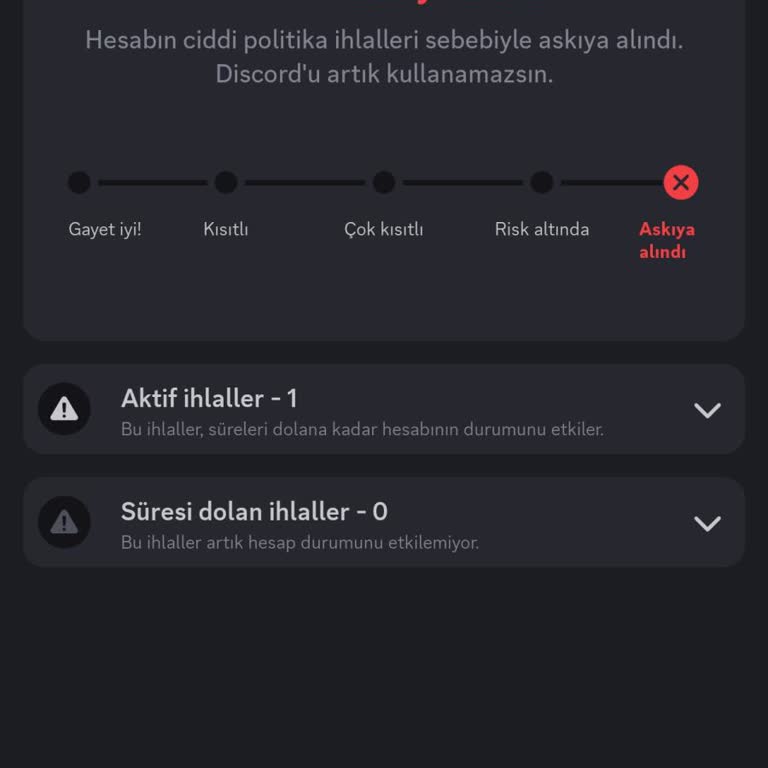 Discord Hesabım Saçma Bir Şekilde Askıya Alındı