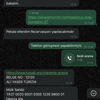 Yaser Turizm Yanıltıcı Depozito Talepleri Ve İade Sorunları