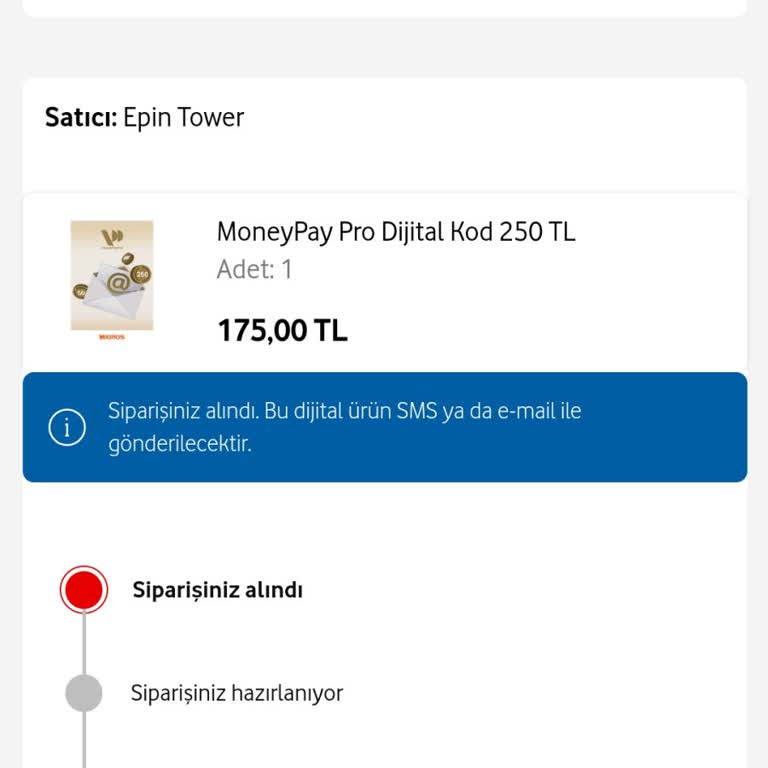 Vodafone Her Şey Yanımda 250 TL Hediye Çeki Verilmedi!