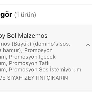 Domino's Pizza'dan Sipariş Pişmanlığı!