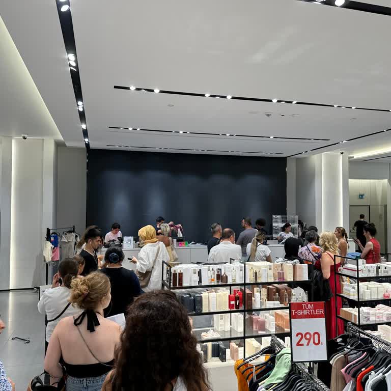 İstMarina Zara Kasa Açmayıp İnsanları Saatlerce Bekletiyor