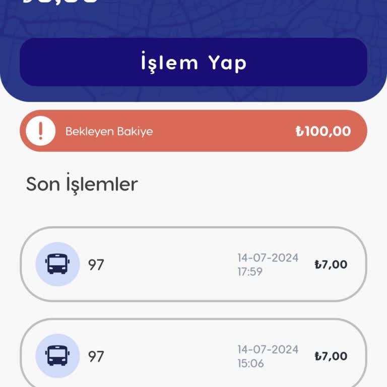 BURULAŞ Bursa Kart Ücreti Beklemede Yazıyor