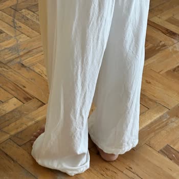 Stradivarius Keten Pantolon Yıkanınca Giyilmeyecek Şekilde Çekti