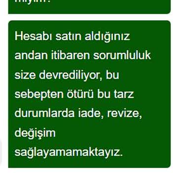 HesapCell Site Üzerinden Alınan Hesap