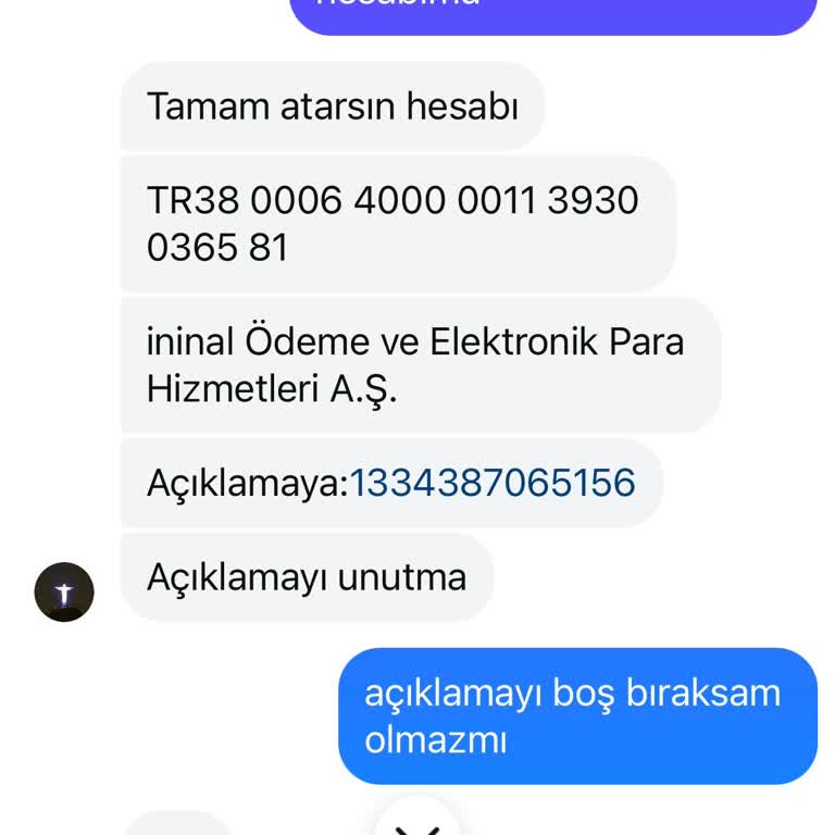 İninal Ödeme Ve Elektronik Para Hizmetleri A. S.