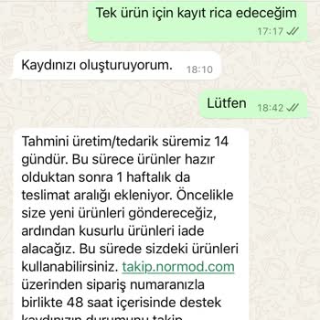 Normod Sandalye Hatası, İlgilenilmemesi