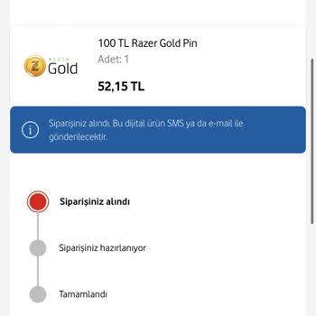 Vodafone Her Şey Yanımda Alınan Ürün Verilmedi