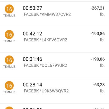 Facebook Ve Garanti BBVA Bilgimiz Dışında Ödeme Yapılması.