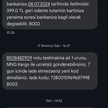 MNG Kargo Kargo Teslimatı Ve İade Sürecinde Yaşanan Sorunlar