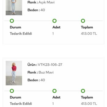 Vatkalı Beden Hatası Olan Ürünleri Satıyorlar!