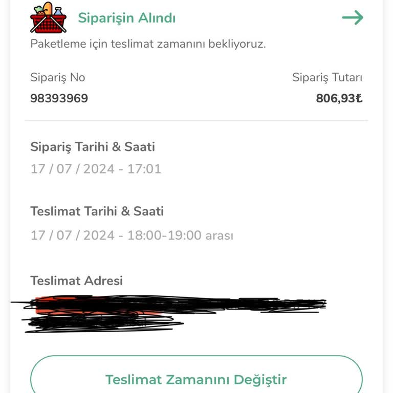 İstegelsin Siparişi İstedim 24 Saattir Gelecek Diyorlar Sözde.