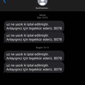 Sunexpress 20 Gün Kala Yurt Dışı Uçuş İptal Ediyor! ( Karadağ )