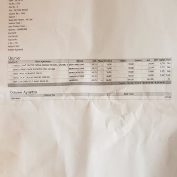 Bafra Aldi Gross Market Fiş Kesmeden Ürün Satıyor