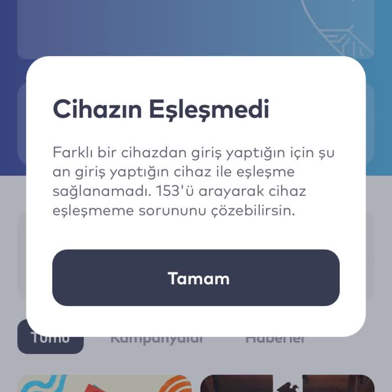 İstanbulkart Cihaz Eşleşmedi Sorunu